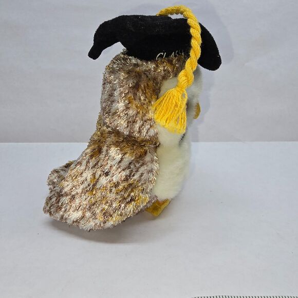 Retired TY Beanie Baby - SMARTER the 2002 Owl (6.5 inch) - Picture 8 of 9